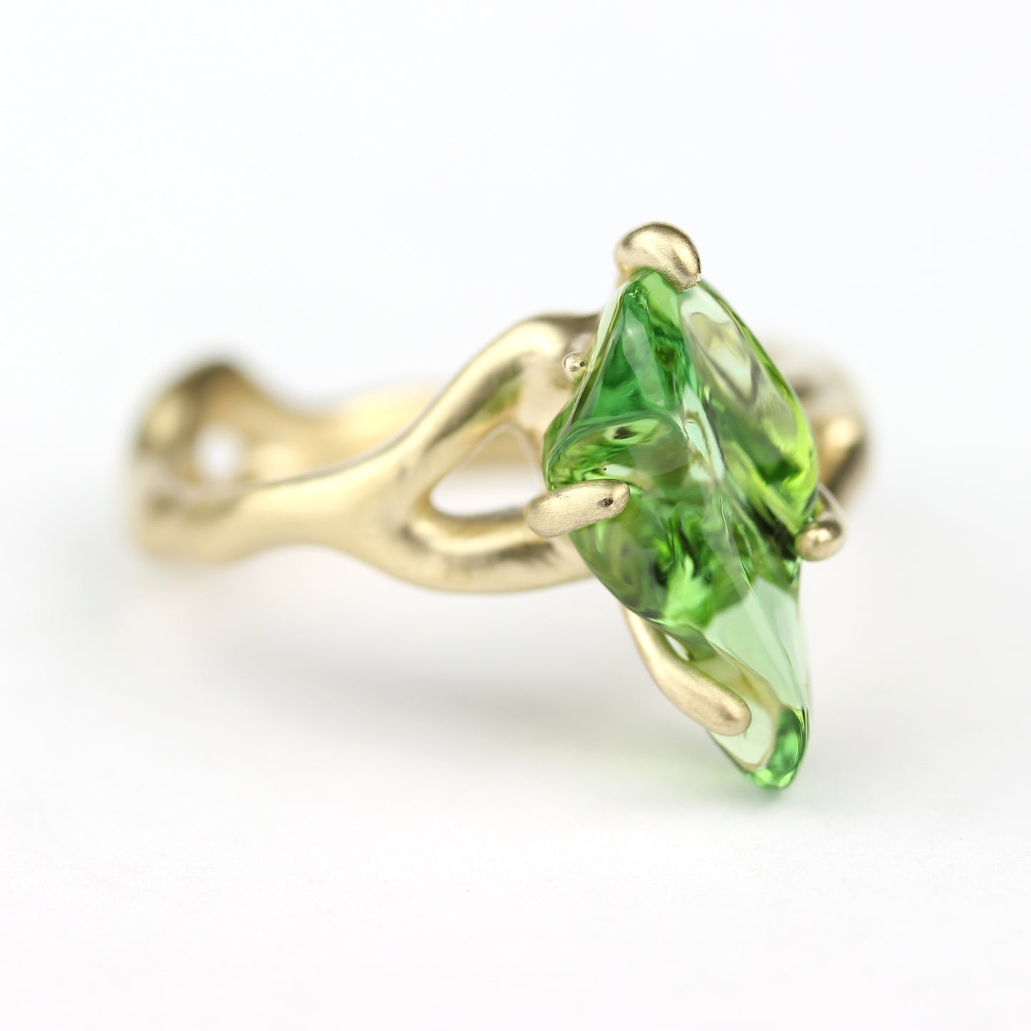 "Gem Candy" rings - Green Tourmaline