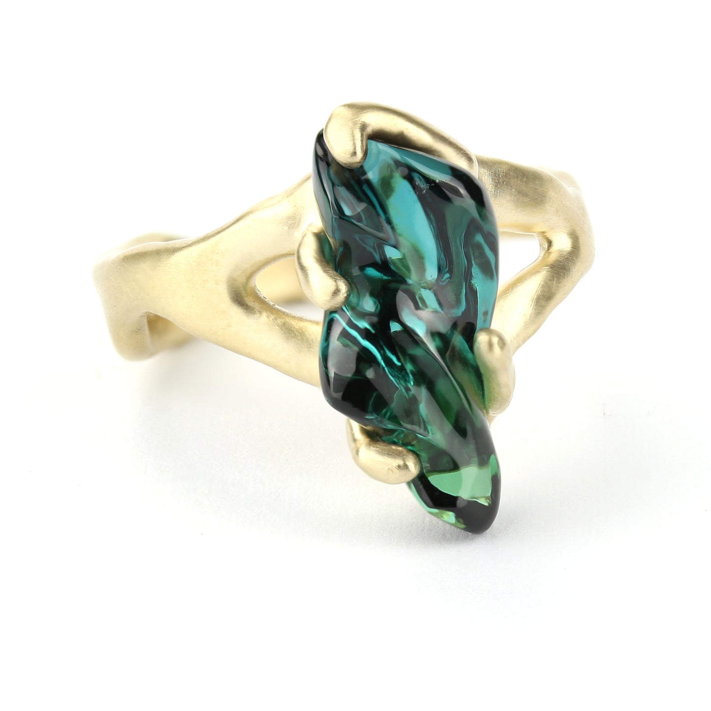 "Gem Candy" rings - Ocean Tourmaline