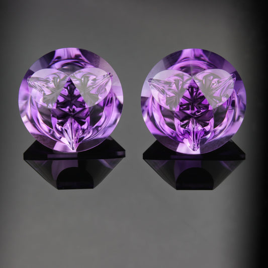 Amethyst Fantasy Pair 7.7ct